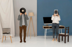 Aménagement décoratif d'un coin HIFI par un professionnel