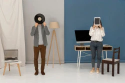 Aménagement décoratif d'un coin HIFI par un professionnel  
